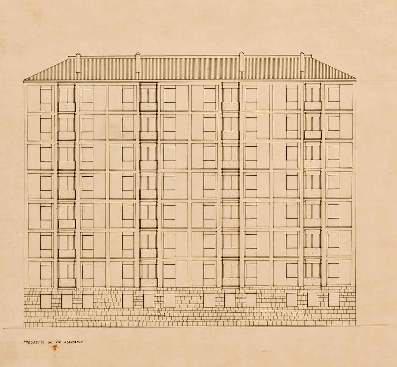 Case per lavoratori a Montesacro in via Scarpanto - piazza dei Prati Fiscali, Roma 