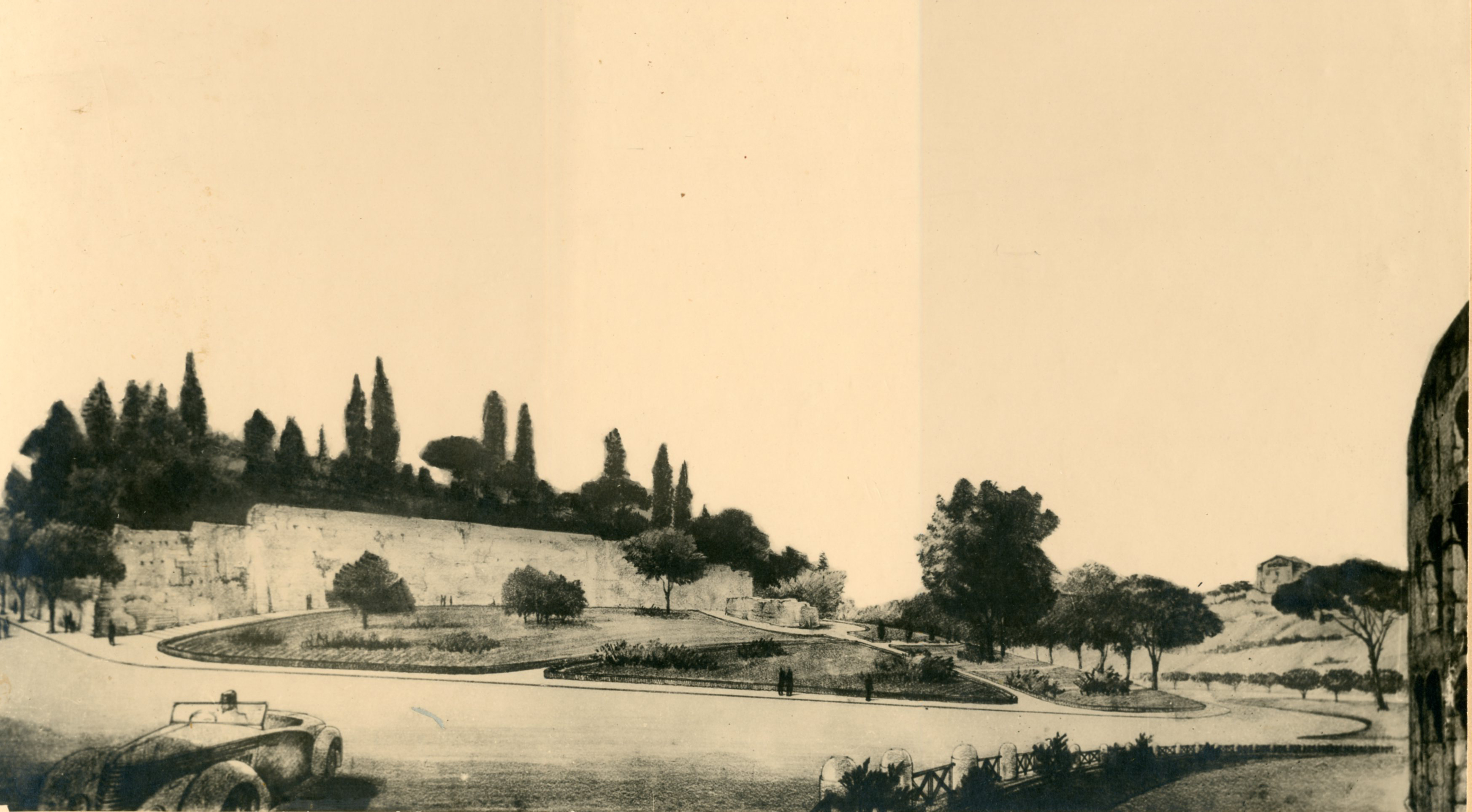 Progetto di sistemazione del Claudium e sue adiacenze, Roma