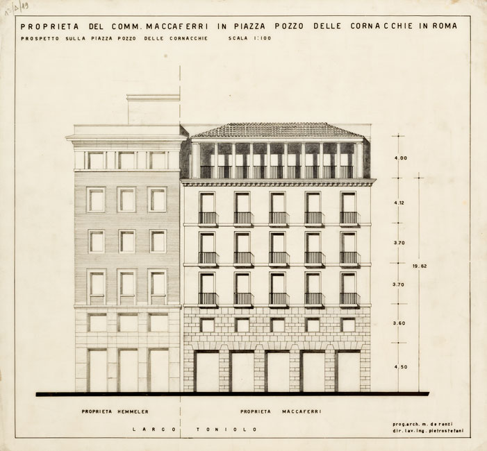Palazzo per uffici in largo Toniolo, Roma
