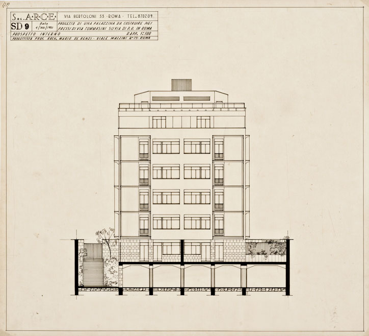 Palazzina in via G. Marangoni, Roma